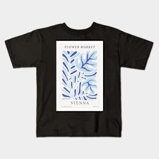 Vienna Flower Market Botanical Kids T-Shirt